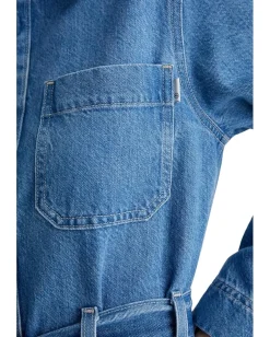 AG Jeans Luisa Long Sleeve Shirt Dress Carmel Shore Outlet