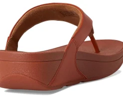 FitFlop Lulu Leather Toepost Terracotta Online