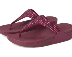 Women FitFlop Lulu Maxi-Crystal Toe-Post Sandals