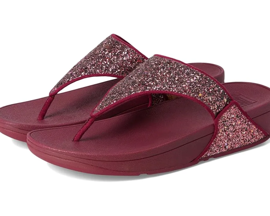 Women FitFlop Lulu Multi-Tonal Glitter Toe-Post Sandals