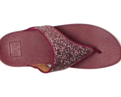 Women FitFlop Lulu Multi-Tonal Glitter Toe-Post Sandals