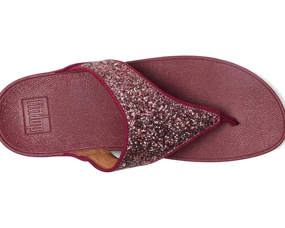 Women FitFlop Lulu Multi-Tonal Glitter Toe-Post Sandals