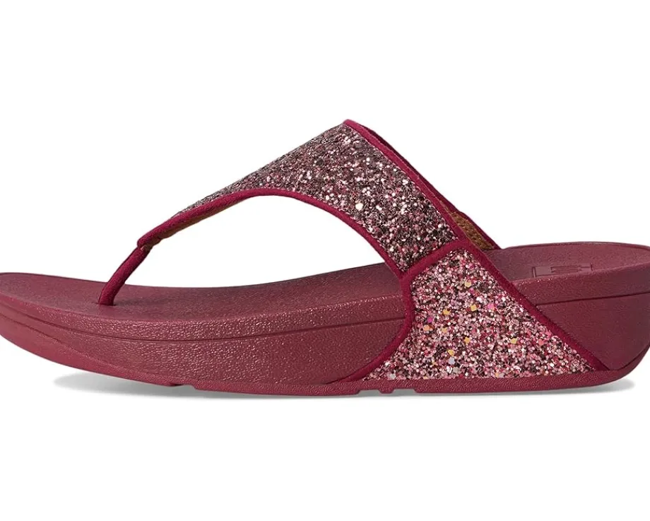 Women FitFlop Lulu Multi-Tonal Glitter Toe-Post Sandals
