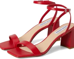 Steve Madden Luxe Red Leather Discount