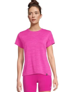 Brooks Luxe Short Sleeve Heather Magenta Best