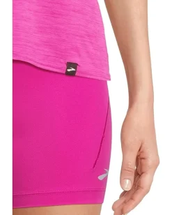 Brooks Luxe Short Sleeve Heather Magenta Best