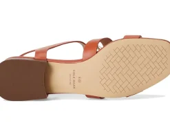 Cole Haan Lyanna Link Sandals Auburn Leather Sale