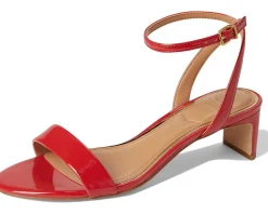 Vince Camuto Lylah Kitten Heel Ankle Strap Sandals Salsa