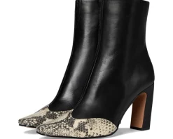 Steve Madden Lyle Black Leather Snake Outlet