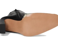 Steve Madden Lyle Black Leather Snake Outlet