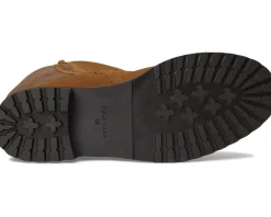 Cole Haan Lyndon Waterproof Tall Equestrian Boots Tobacco Suede Waterproof