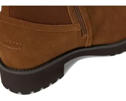 Cole Haan Lyndon Waterproof Tall Equestrian Boots Tobacco Suede Waterproof