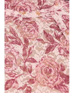 Free People Lyric Long Sleeve Pink Combo Discount