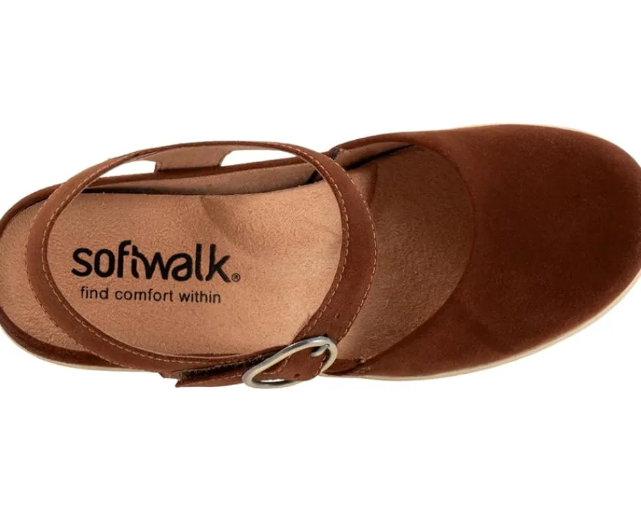 SoftWalk Mabelle Chesnut Suede Discount