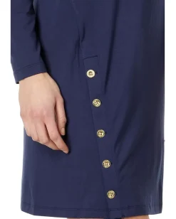 Lilly Pulitzer Maddox Upf 50+ Dress True Navy Best