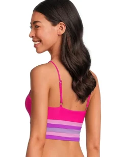 Beach Riot Mae top Raspberry Color-Block Sale