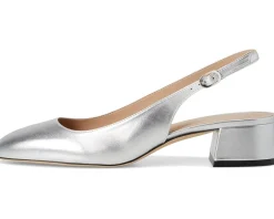 Stuart Weitzman Maeve Slingback 35 Silver Best