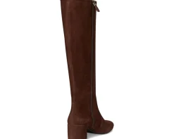Stuart Weitzman Maeve Zip Boots Walnut Discount