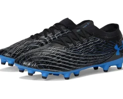 Under Armour Magnetico Pro 5 Soccer Cleats Black/Titan Gray/Blue Atlantis Sale