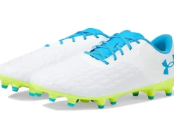 Under Armour Magnetico Select 3.0 FG Soccer Cleats White/High-Visibility Yellow/Capri New