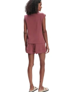 Varley Magnolia 2.0 1/2 Zip Tank Wild Rhubarb Discount