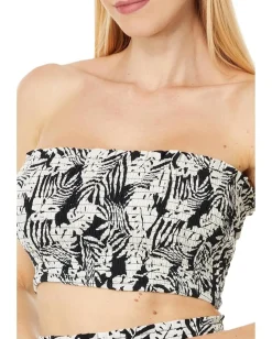 Salty Crew Mainland Smocked Top Black Online