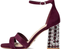 Dune London Majestical Burgundy Suede Sale