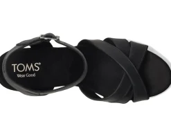 TOMS Majorca Strappy Black Discount