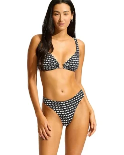 Seafolly Mala High Leg Pants Black Sale