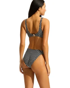 Seafolly Mala High Leg Pants Black Sale