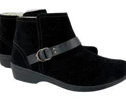 Revitalign Malibu Suede Leather Boot Black Hot