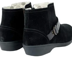 Revitalign Malibu Suede Leather Boot Black Hot