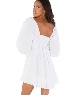 Show Me Your Mumu Mandi Mini Dress White Clearance