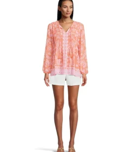 Women Lilly Pulitzer Marilina Long Sleeve Tunic