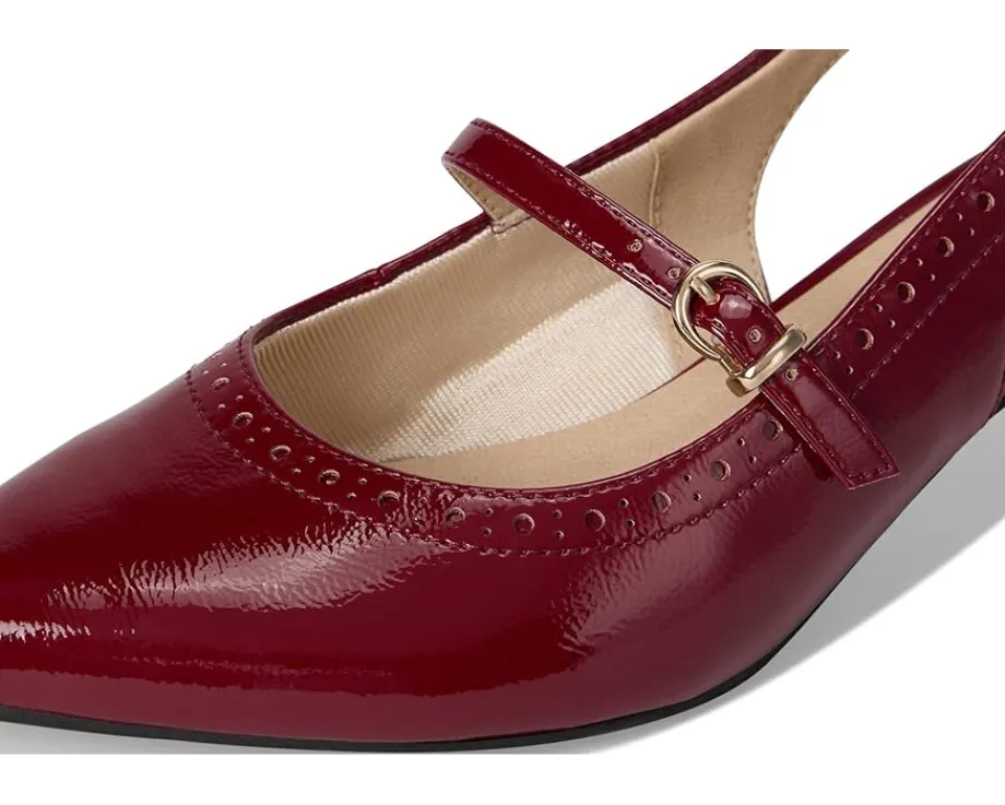 LifeStride Marilyn Slingback Shoes Dark Cherry Hot