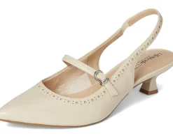 LifeStride Marilyn Slingback Shoes Cream Beige Online
