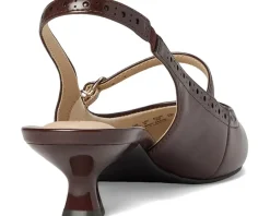 LifeStride Marilyn Slingback Shoes Cognac Brown Sale
