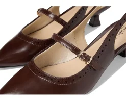 LifeStride Marilyn Slingback Shoes Cognac Brown Sale