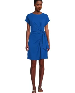 Tommy Bahama Marina Sarong Tie Dress Cobalt Haze Outlet