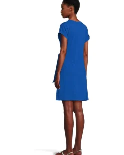 Tommy Bahama Marina Sarong Tie Dress Cobalt Haze Outlet