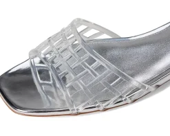 Veronica Beard Maris Jelly Clear/Silver Jelly Sale