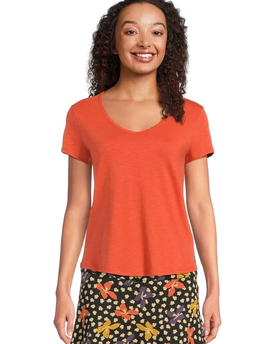 Women Toad&Co Marley Short Sleeve V Tee
