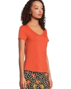 Women Toad&Co Marley Short Sleeve V Tee