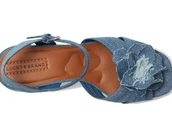 Lucky Brand Marrika Platform High Heel Sandals Medium New