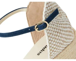 Soludos Marseille Wedge Espadrille Armada Blue Sale