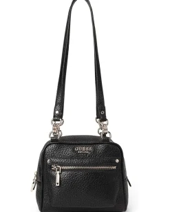GUESS Marsha Box Satchel Black