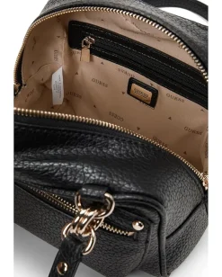 GUESS Marsha Box Satchel Black