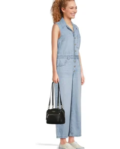 GUESS Marsha Box Satchel Black