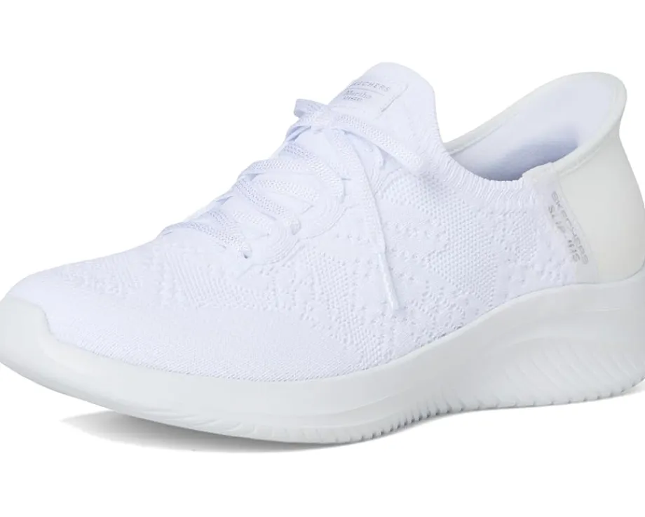 SKECHERS Martha Stewart - Ultra Flex 3.0 -Back On Track - HANDS FREE SLIP-INS White Hot