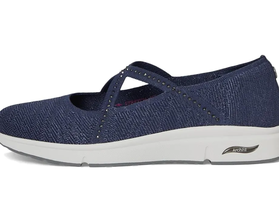 SKECHERS Martha Stewart Arch Fit Living - Meadow Walk Navy Best